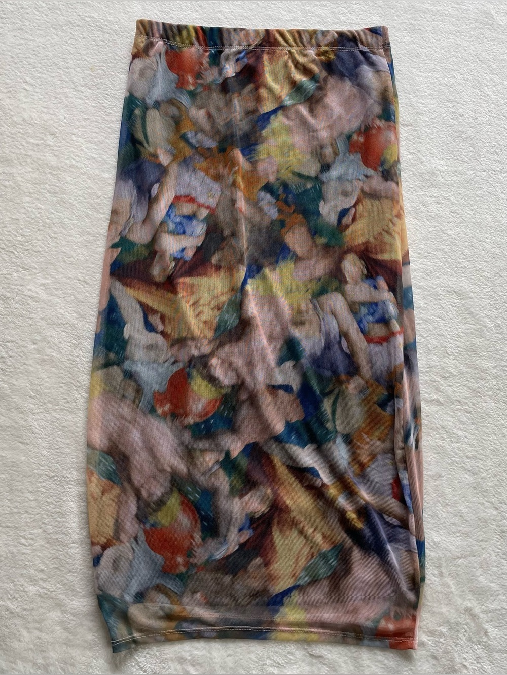 Persaya Blur Angel Cherub Art Skirt size L